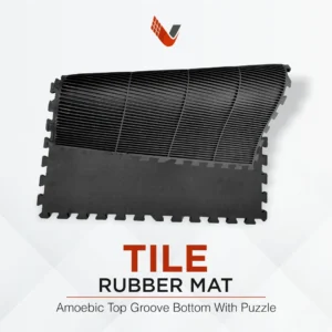 Tile Mat Amoebic Top Groove Bottom With Puzzle