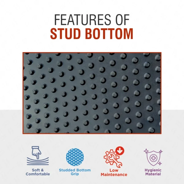Diamond Top Stud Bottom Interlock Stable Mat