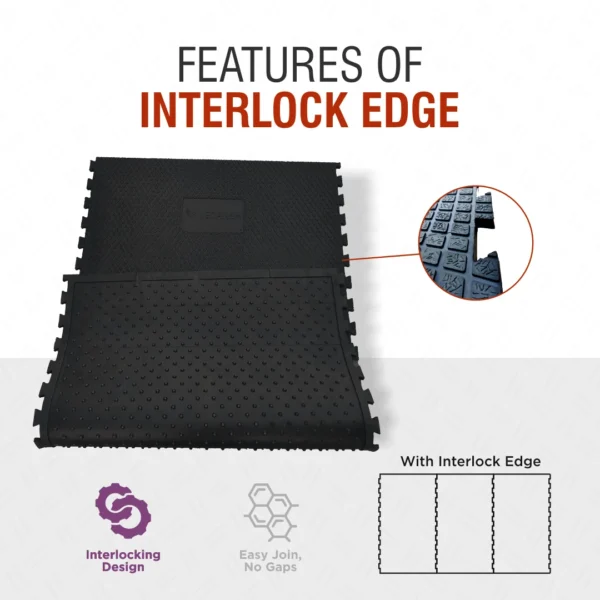 Diamond Top Stud Bottom Interlock Stable Mat