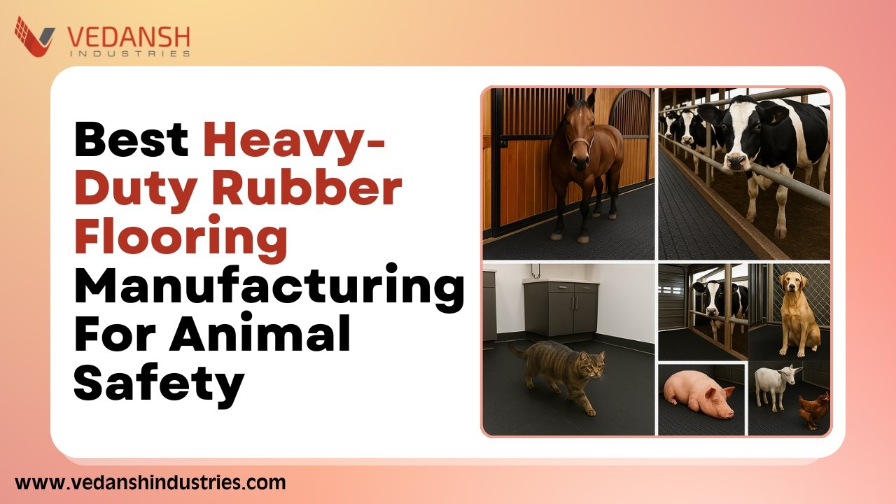 Best Heavy-duty Rubber Flooring Manufacturing for Animal Safety