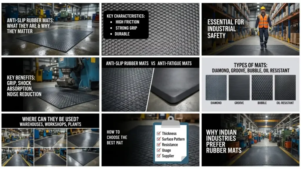 anti-slip rubber mats