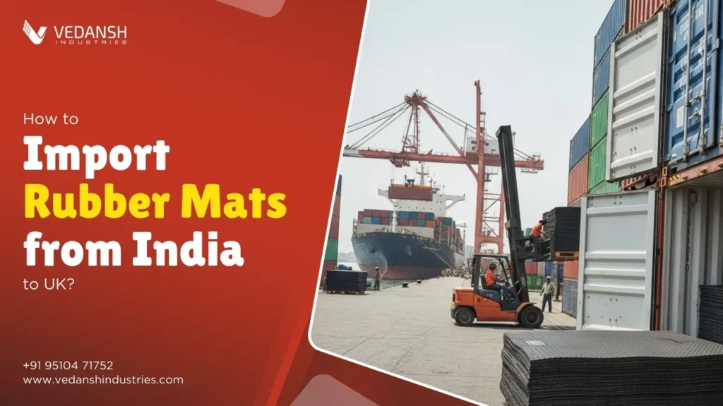 How to Import Rubber Mats from India to UK?