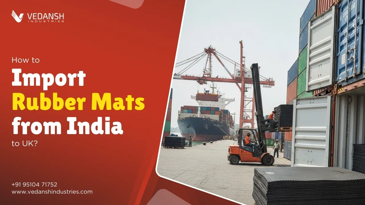 How to Import Rubber Mats from India to UK?
