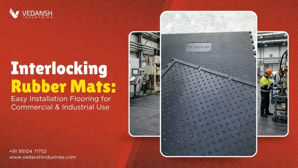 Interlocking Rubber Mats: Easy Installation Flooring for Commercial & Industrial Use