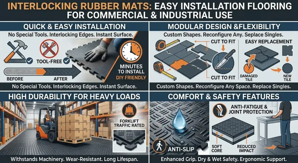 interlocking rubber mats
