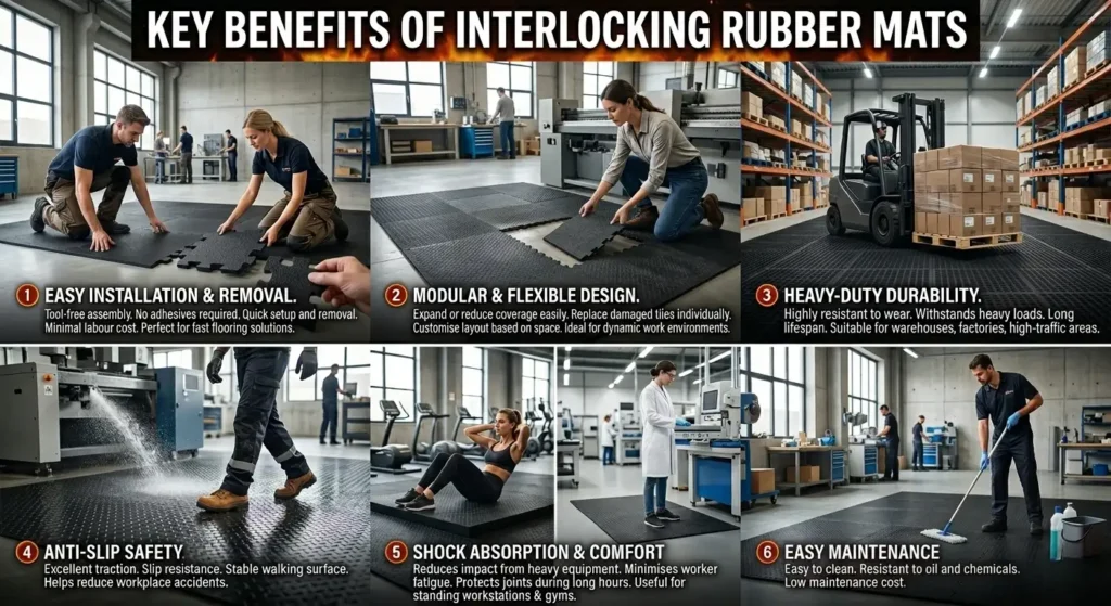 interlocking rubber mats
