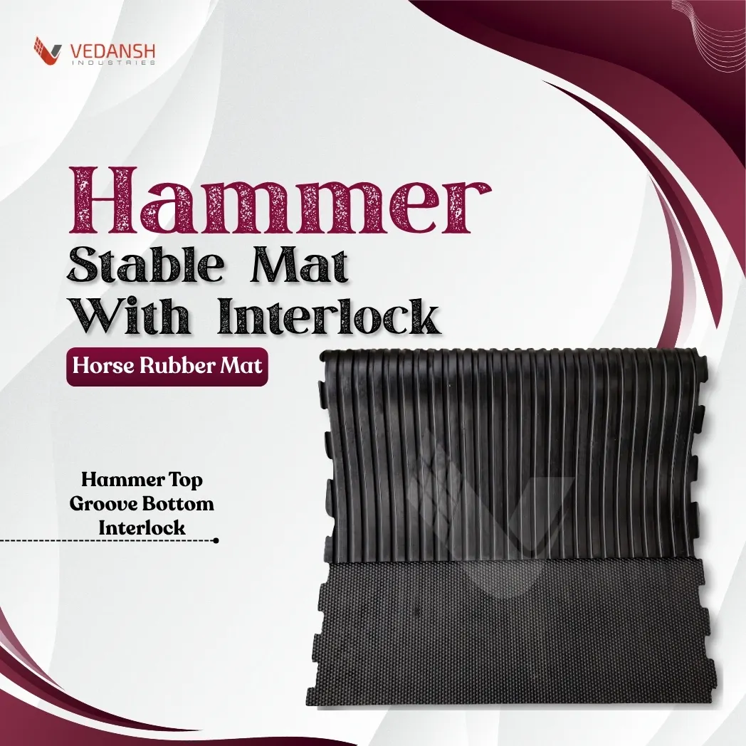 horse rubber mat