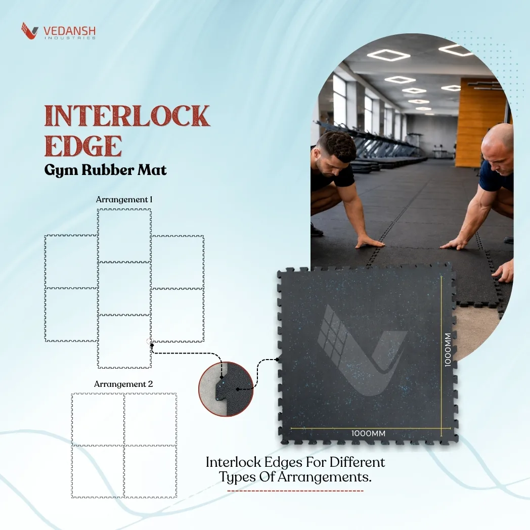 blue sparkle gym rubber mats