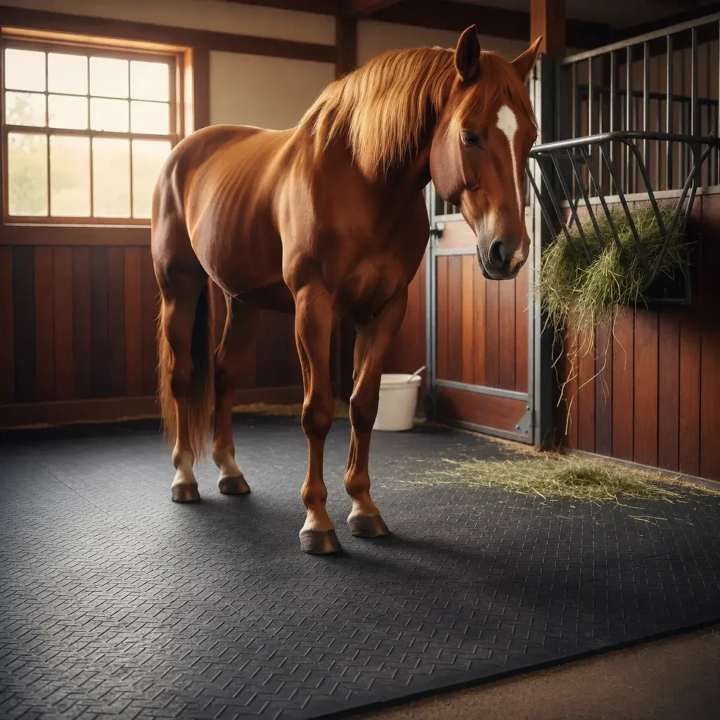 horse rubber mats