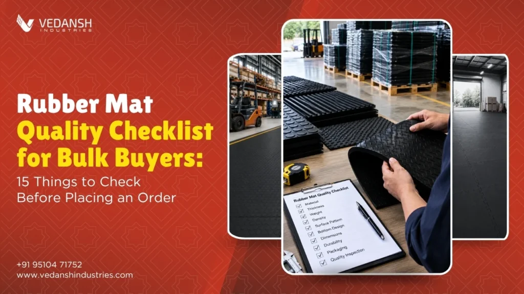 Rubber Mat Quality Checklist for Bulk Buyers: 15 Things to Check Before Placing an Order